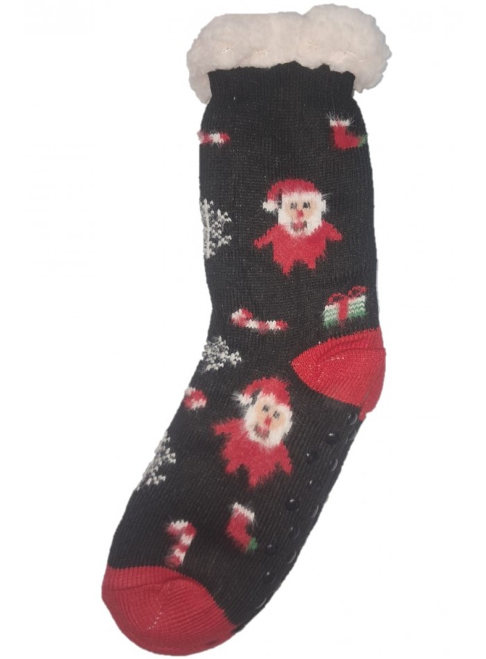 Set sosete de bumbac, imblanite cu motive de Craciun